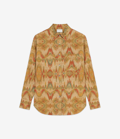 Pierre Louis Mascia TESLABIO Longsleeve Shirt Cotton Multicolor TESLABIOSCML12318CO513256101