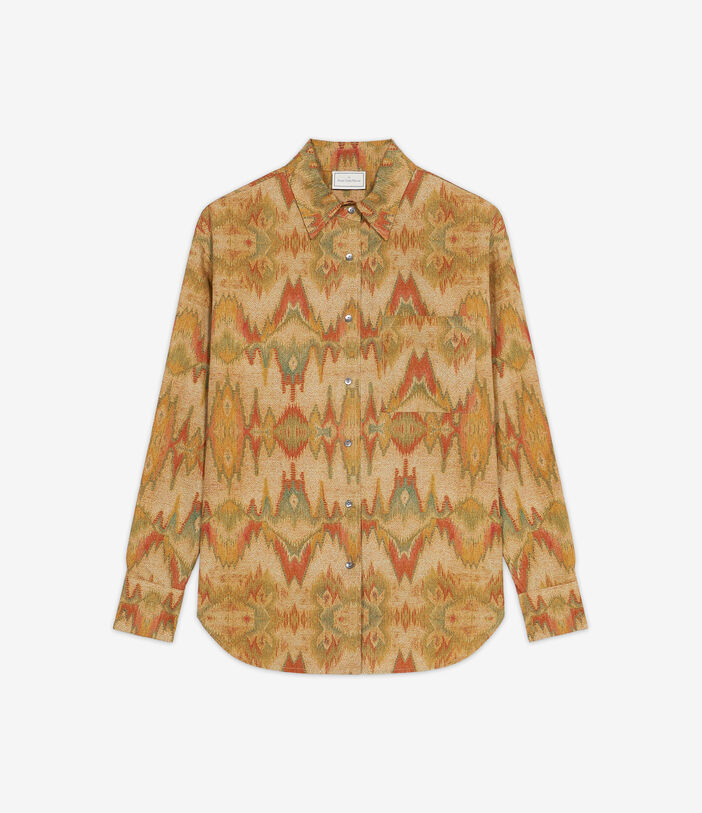 Pierre Louis Mascia TESLABIO Longsleeve Shirt Cotton Multicolor TESLABIOSCML12318CO513256101