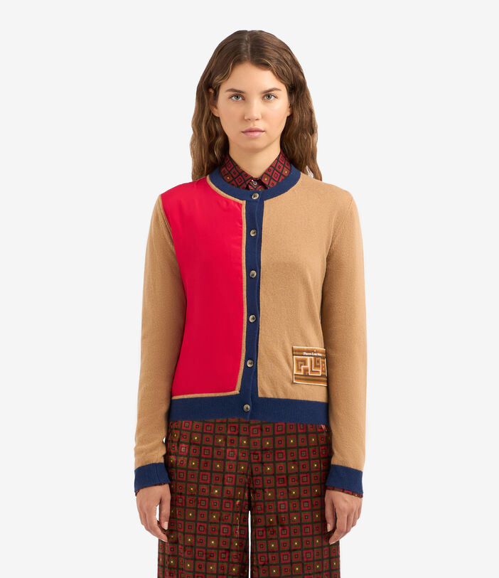 Pierre Louis Mascia TRICOT Cardigan Wool Cashmere Multicolor TRICOTCARPNB003WOCAMROSSO