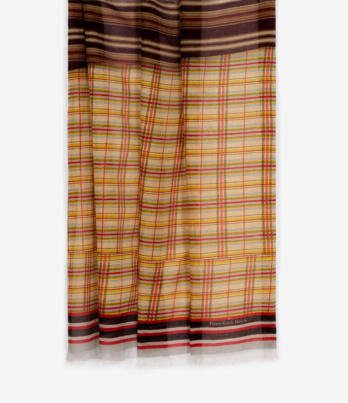 Pierre Louis Mascia HAWNBCI Scarf Cotton Silk 65x190 MULTICOLOR HAWNBCISW065X190ACO51482910130