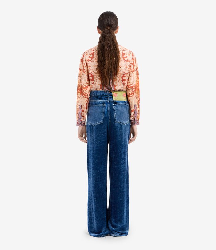 Pierre Louis Mascia KANKAM Trousers Viscose Silk Pierre Louis Mascia KANKAM Trousers Viscose Silk Multicolor KANKAMPT12699VI516524101