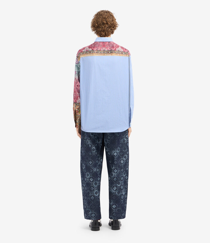 Pierre Louis Mascia ALOKAM Longsleeve Shirt Cotton Silk MIRAGGIO - AZZURRO ALOKAMCML11873CO516520101