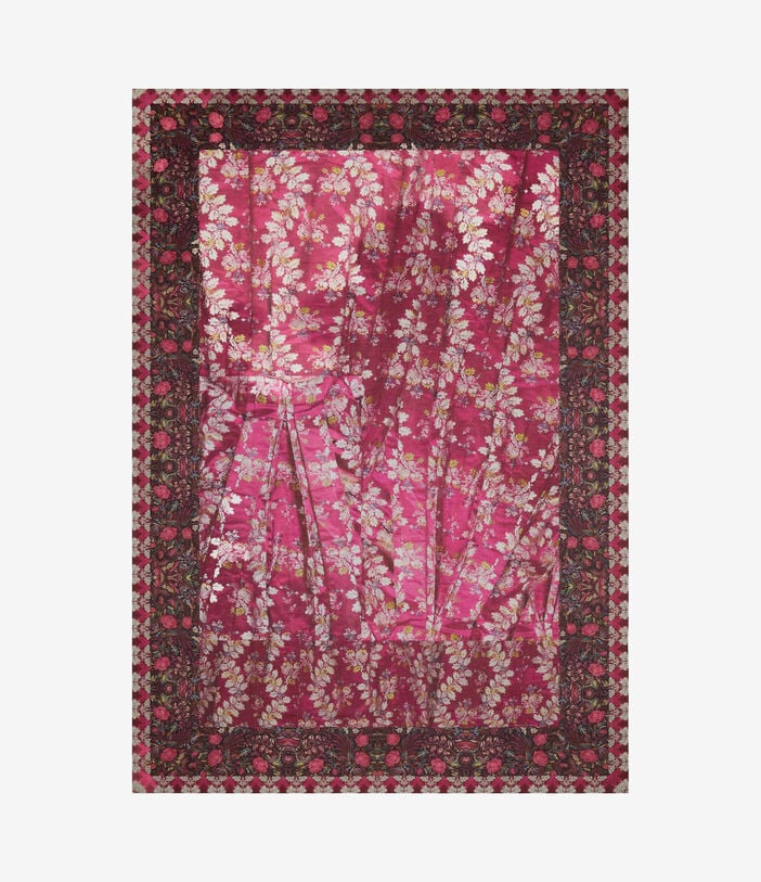 Pierre Louis Mascia HAWNBCI Shawl Scarf Cotton Silk 135x190 ROSA DAMASCO HAWNBCISW135X190PCO517306101