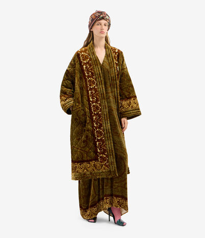 Pierre Louis Mascia KANDOX Kimono Viscose Silk TERRA MACULATA KANDOXKM11944VI519582101