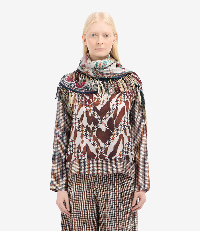 Pierre Louis Mascia ALOEUW Scarf Silk 100x100 Pierre Louis Mascia ALOEUW Scarf Silk 100x100 Multicolor ALOEUWSW100X100RPFSE51582310118