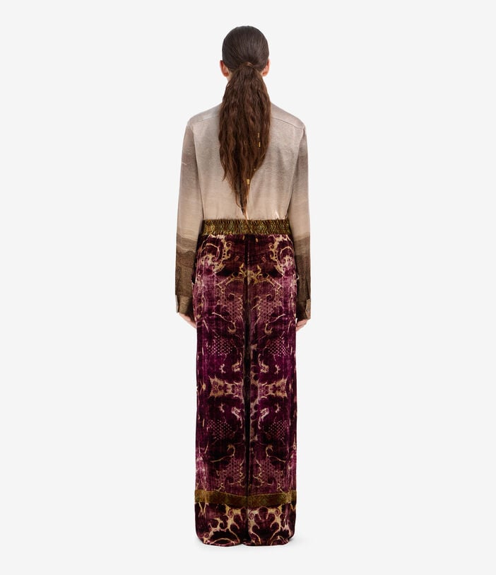 Pierre Louis Mascia KANADA Palazzo Trousers Viscose Silk Pierre Louis Mascia KANADA Palazzo Trousers Viscose Silk RIBES KANADAPT12599VI516594101
