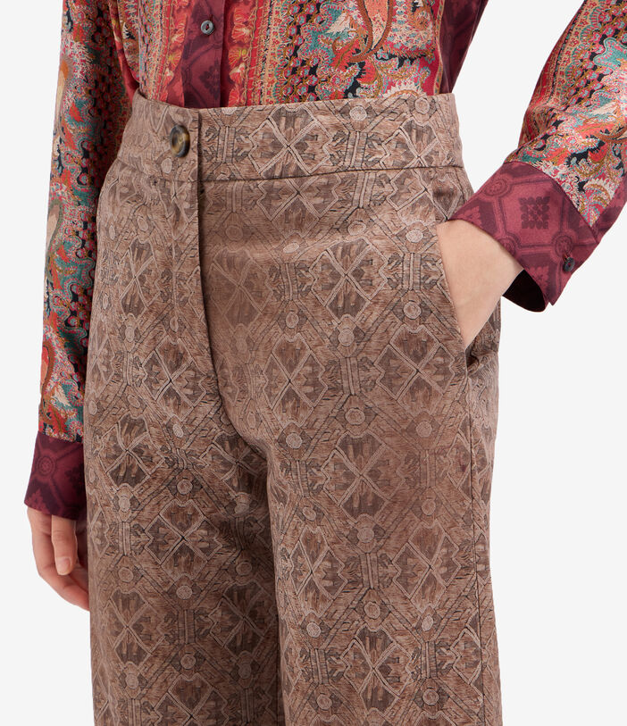 Pierre Louis Mascia DYLAN Palazzo Trousers Virgin wool Pierre Louis Mascia DYLAN Palazzo Trousers Virgin wool Multicolor DYLANSPT12471WV143899101