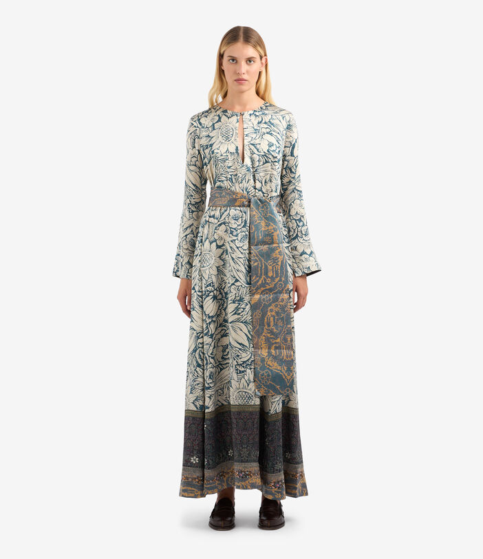 Pierre Louis Mascia MUTKA Dress Silk Multicolor MUTKAAB12365SE513488101