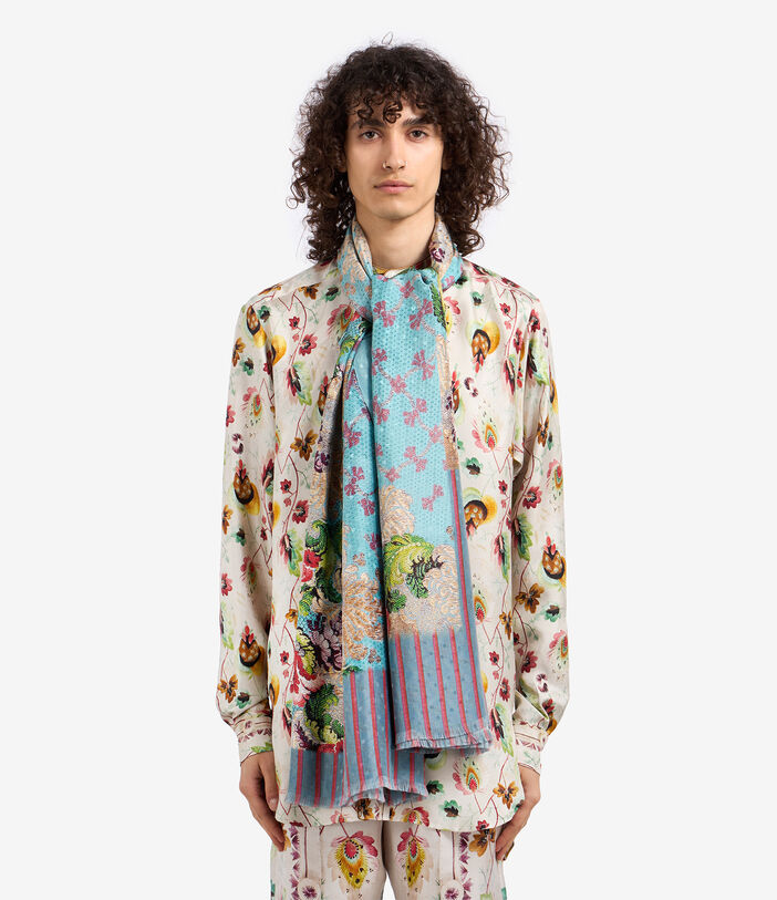 Pierre Louis Mascia PALLINO Shawl Scarf Silk 135x195 Multicolor PALLINOSW135X195SSE51196410118
