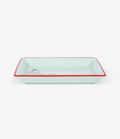 Pierre Louis Mascia TRAY Floral Tray Ceramic/Earthenware LIGHT BLUE TRAYAP14CRMAZZURRO
