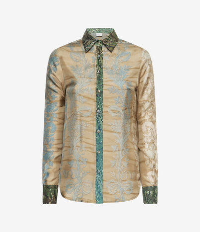 Pierre Louis Mascia ALOE Longsleeve Shirt Silk Multicolor ALOESCML11190SE511652101