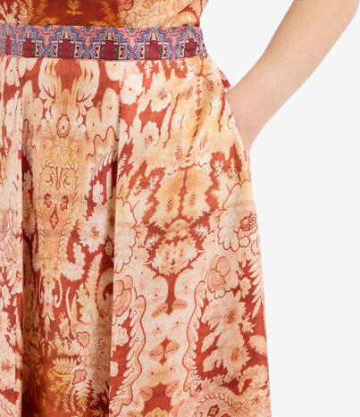 Pierre Louis Mascia ALOE Skirt Silk Multicolor ALOESGO12353SE516390101