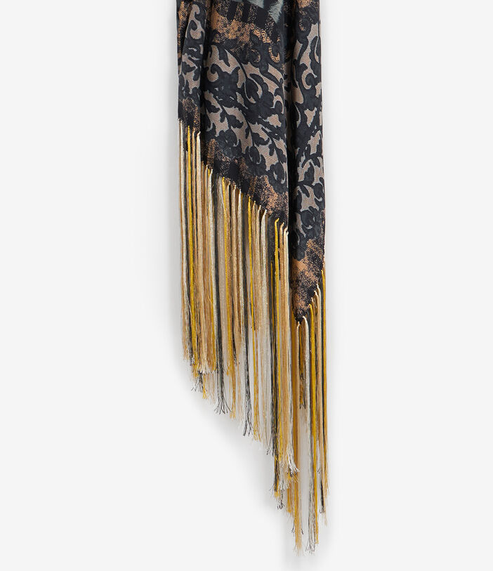 Pierre Louis Mascia ALOEUW Shawl Scarf Silk 135x135 Multicolor ALOEUWSW135X135INSE51246110118