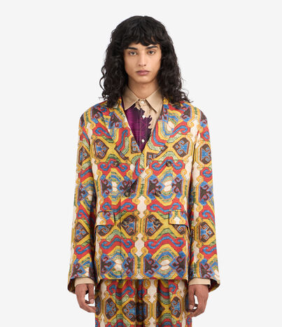Pierre Louis Mascia FANCY Jacket Silk Multicolor FANCYGC12167SE140132101
