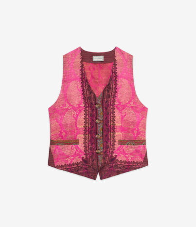 Pierre Louis Mascia ALODOX Gilet Silk FUCHSIA ALODOXGL12535SE515095101