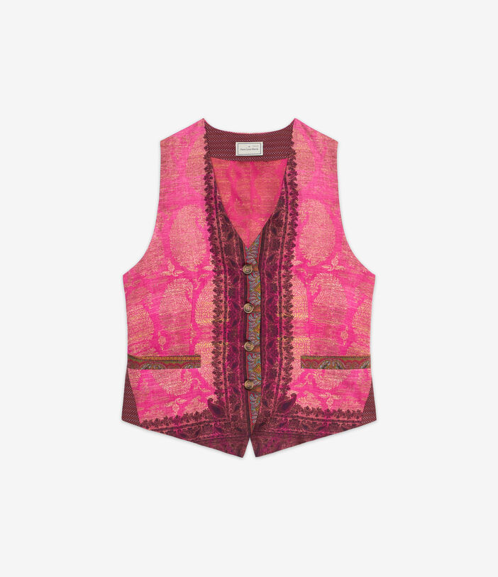 Pierre Louis Mascia ALODOX Gilet Silk FUCHSIA ALODOXGL12535SE515095101