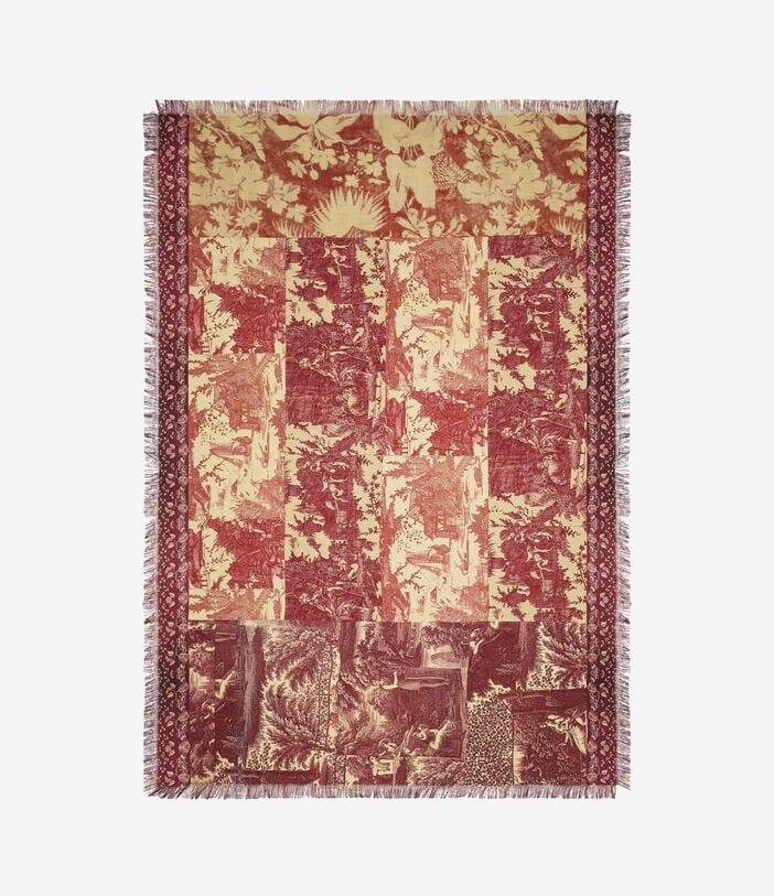 Pierre Louis Mascia ALOEUW Shawl Scarf Silk 135x195 BAROCCO ALOEUWSW135X195S4SE514452104