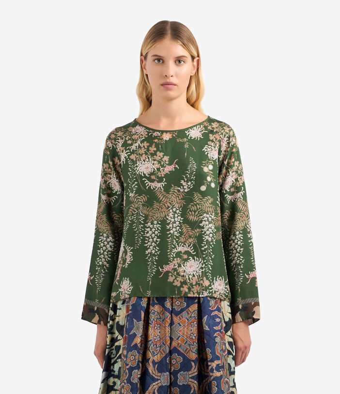 Pierre Louis Mascia ALOE Longsleeve Shirt Silk Multicolor ALOESCML10061SE513246101