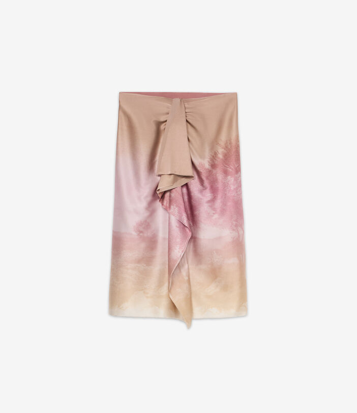 Pierre Louis Mascia ADASTRGUM Skirt Silk DUSTY ROSE ADASTRGUMSGO11827SE514980101