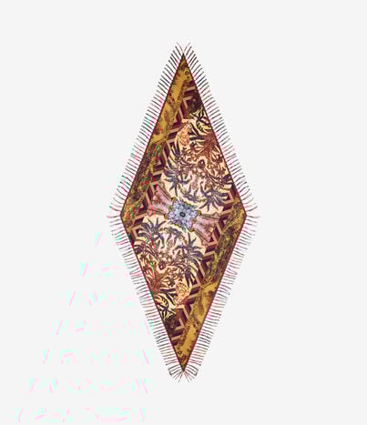 Pierre Louis Mascia ALOEUW Scarf Silk 100x100 FANFARA ALOEUWSW100X100RPFSE51582210118