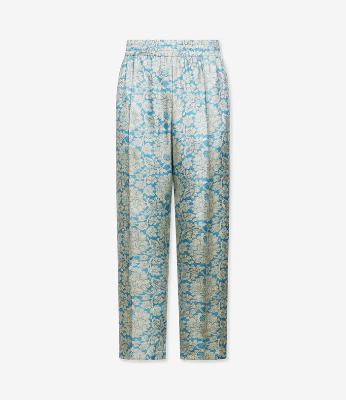 Pierre Louis Mascia FANCY Trousers Silk AZZURRO CIELO FANCY2SPT12815SE518339101