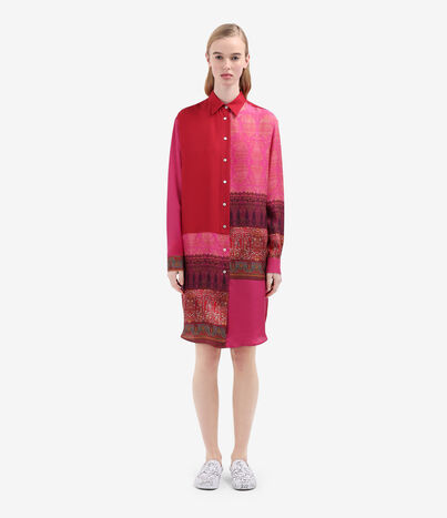 Pierre Louis Mascia ALOE Longsleeve Shirt Silk FUCHSIA ALOESCML12162SE514737101