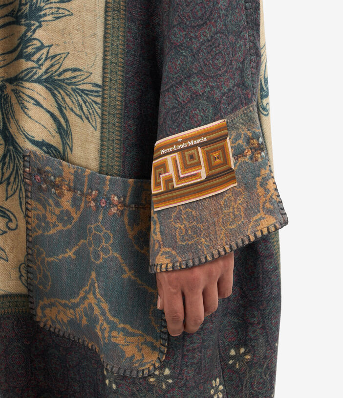 Pierre Louis Mascia PANCAKE Kimono Wool Pierre Louis Mascia PANCAKE Kimono Wool Multicolor PANCAKESKM12254WO513425101