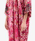 Pierre Louis Mascia MUTKA Kaftan Dress Silk ROSA DAMASCO MUTKASAB12658SE518030101