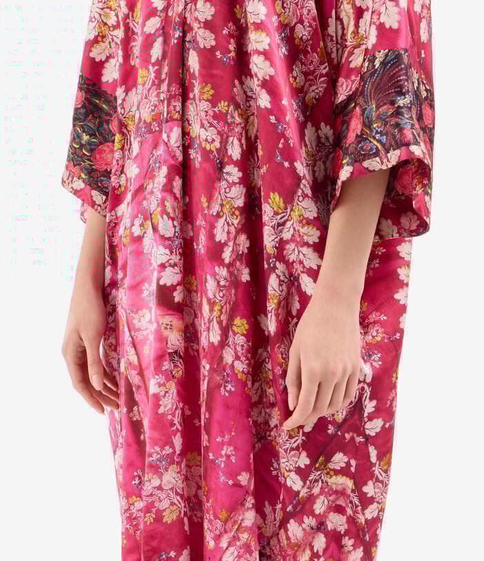 Pierre Louis Mascia MUTKA Kaftan Dress Silk ROSA DAMASCO MUTKASAB12658SE518030101