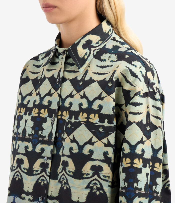 Pierre Louis Mascia TESLABIO Longsleeve Shirt Cotton Multicolor TESLABIOSCML12318CO513259101