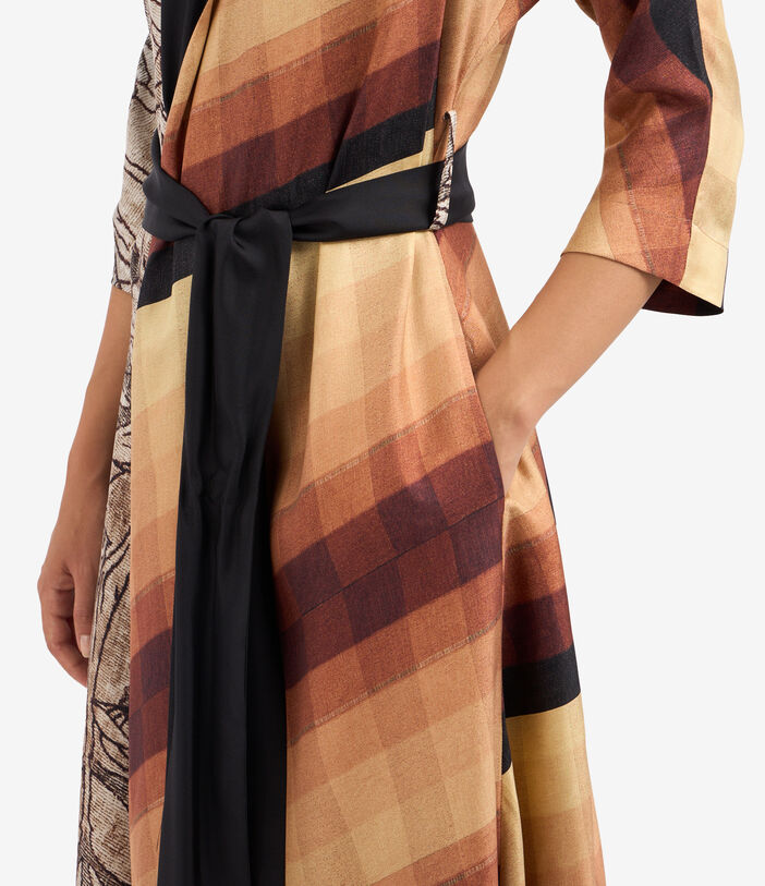 Pierre Louis Mascia CIALDA Wrap Dress Silk Multicolor CIALDASAB11914SE513359101