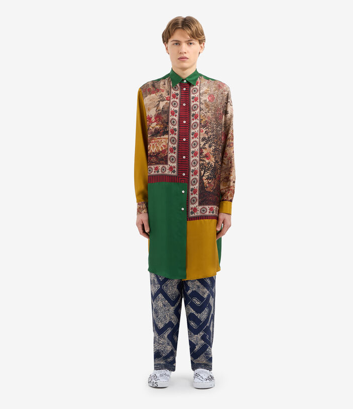 Pierre Louis Mascia ALOE Longsleeve Shirt Silk MULTICOLOR ALOESCML12162SE514736101