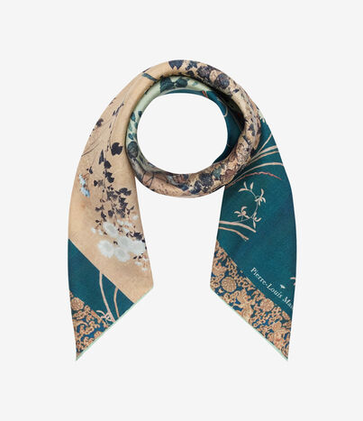 Pierre Louis Mascia ALOEUW Bandana Scarf Silk 67x67 ATLANTE DI LAGUNA ALOEUWSW067X067MSE518885101