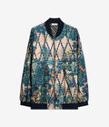 Pierre Louis Mascia FANSOL Bomber Jacket Silk Multicolor FANSOLBM12157SE139751103