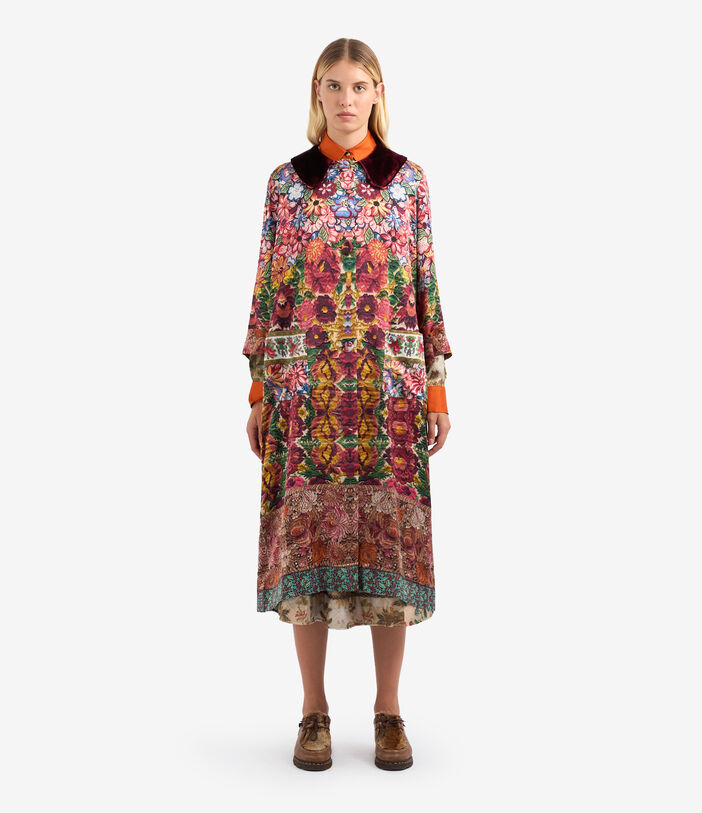 Pierre Louis Mascia ADANA Coat Silk Multicolor ADANACPT12261SE513380101