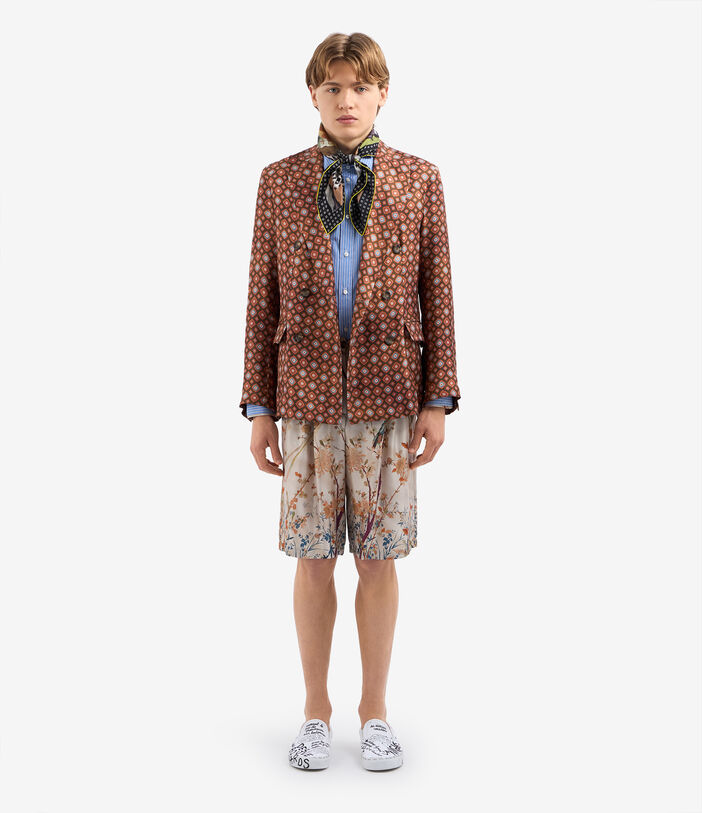 Pierre Louis Mascia FANCY Jacket Silk RUST FANCYGC12167SE514791101