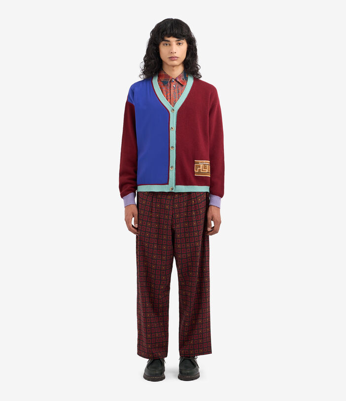 Pierre Louis Mascia TRICOT Cardigan Wool Cashmere Multicolor TRICOTCARPNB001WOVINVIOLA