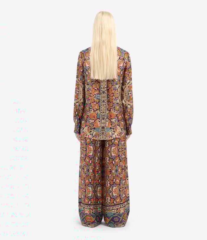 Pierre Louis Mascia ALOE Longsleeve Shirt Silk KILIM ALOESCML11190SE516265101