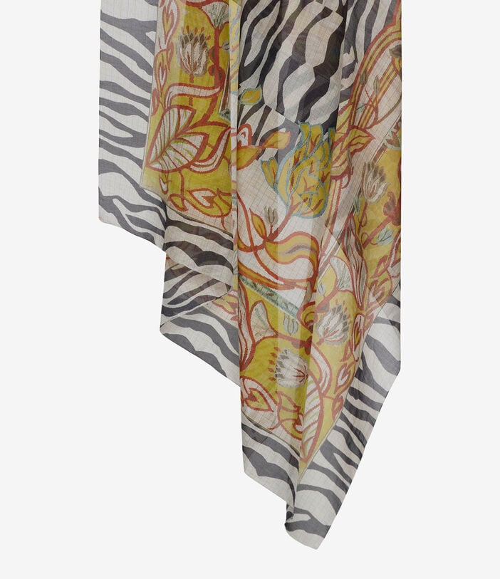 Pierre Louis Mascia HAWNBCI Shawl Scarf Cotton Silk 135x190 TRIBALE CHIAROSCURO HAWNBCISW135X190PCO517295101