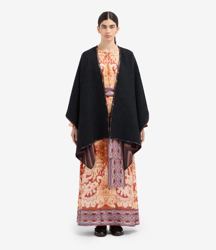 Pierre Louis Mascia PANCAKE Poncho Cape Wool Pierre Louis Mascia PANCAKE Poncho Cape Wool Multicolor PANCAKESGAPH006WO516618101