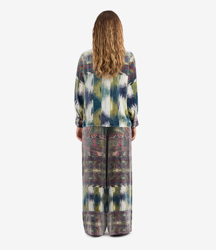 Pierre Louis Mascia KANPUR Longsleeve Shirt Viscose Silk Multicolor KANPURSVCML11947VI513603101