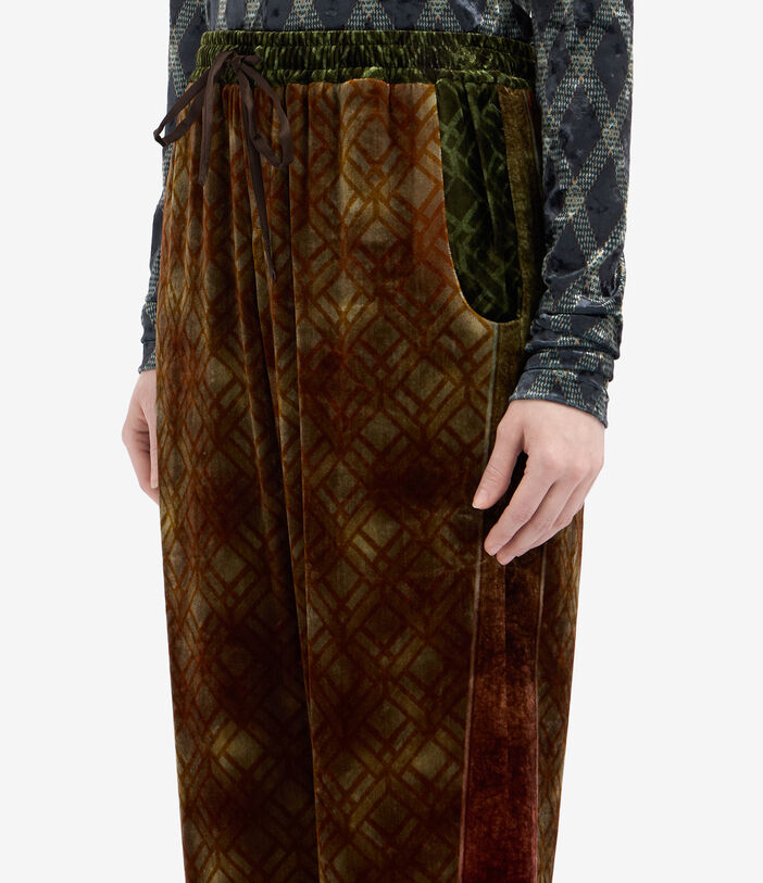 Pierre Louis Mascia KANADA Trousers Viscose Silk Multicolor KANADAPT11667VI516441101