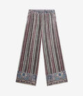 Pierre Louis Mascia KANPUR Palazzo Trousers Viscose Silk Multicolor KANPURSVPT11665VI513545101