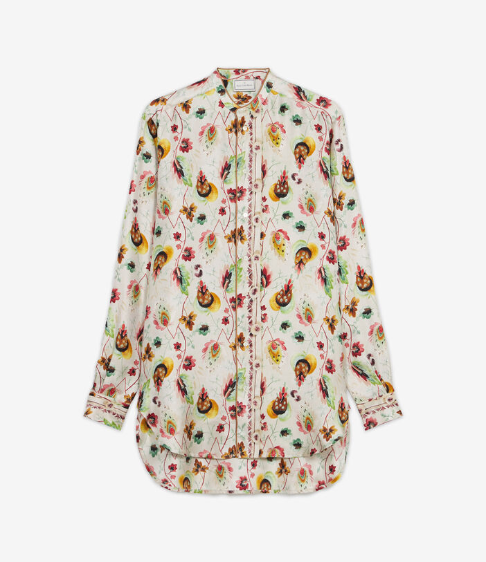 Pierre Louis Mascia ALOE Longsleeve Shirt Silk Multicolor ALOESCML11185SE12247210118