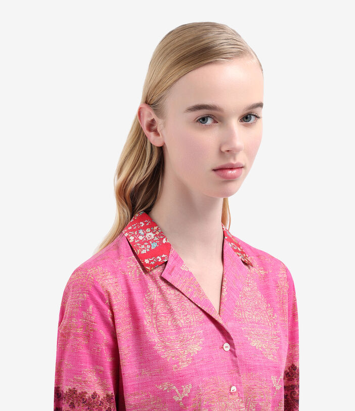 Pierre Louis Mascia DIOMEDE Shirt Dress Cotton Multicolor DIOMEDESAB11899CO514888101