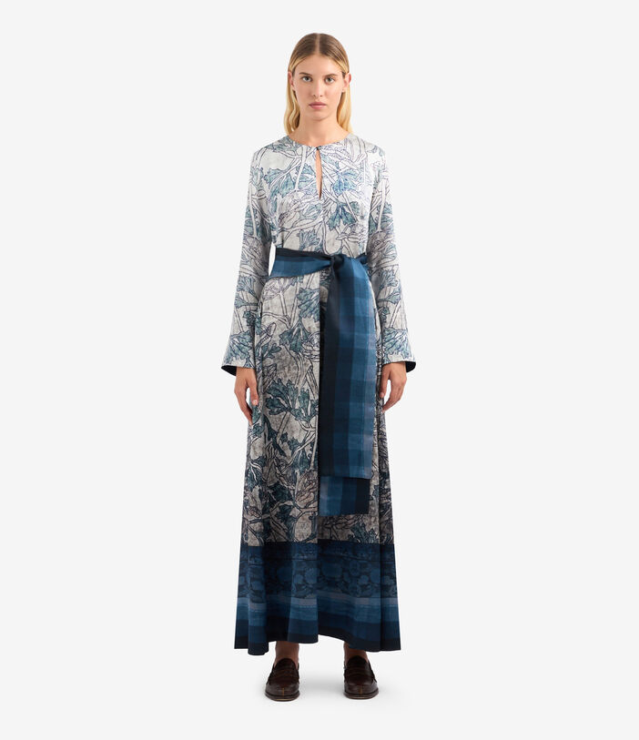 Pierre Louis Mascia MUTKA Dress Silk Multicolor MUTKAAB12365SE513489101