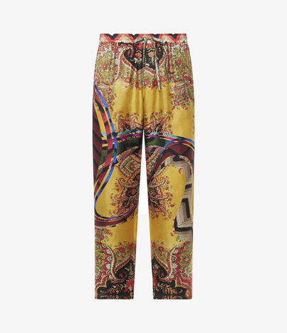 Pierre Louis Mascia ALOE Trousers Silk Multicolor ALOESPT10959SE511604101