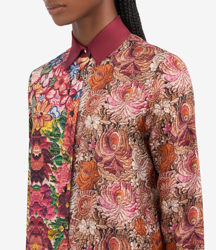 Pierre Louis Mascia ALOE Longsleeve Shirt Silk Multicolor ALOESCML11190SE513221101