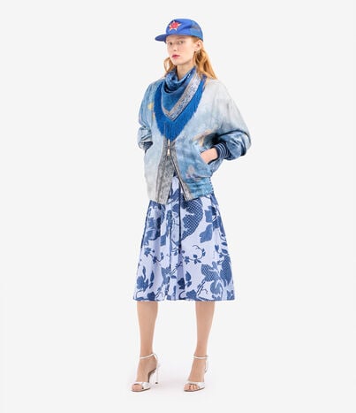 Pierre Louis Mascia RHI Shirt Dress Cotton ACQUA PROFONDA RHISAB12801CO518185101