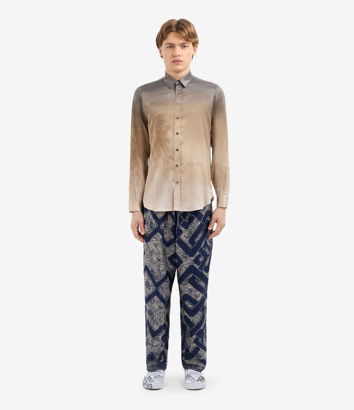 Pierre Louis Mascia ADASTRGUM Longsleeve Shirt Silk SAND ADASTRGUMSCML12451SE514703101